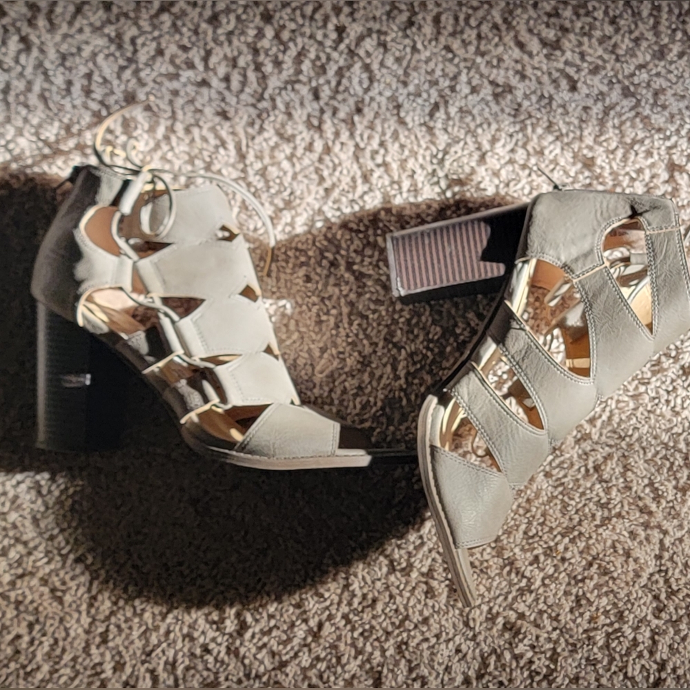 Open Toe Heel Sandals 9.5